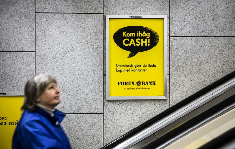 Forex jobbar för att ersätta tusentals kunder som blivit av med stora belopp när de växlat pengar. Arkivbild. Foto: Helena Landstedt/TT Forex jobbar för att ersätta tusentals kunder som blivit av med stora belopp när de växlat pengar. Arkivbild. Foto: Helena Landstedt/TT