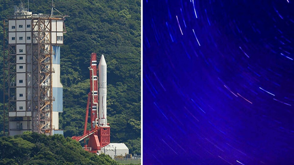 Från rymdcentret i Uchinoura ska man skicka upp en satellit som ska bjuda på konstgjorda meteoritregn. Foto: TT
