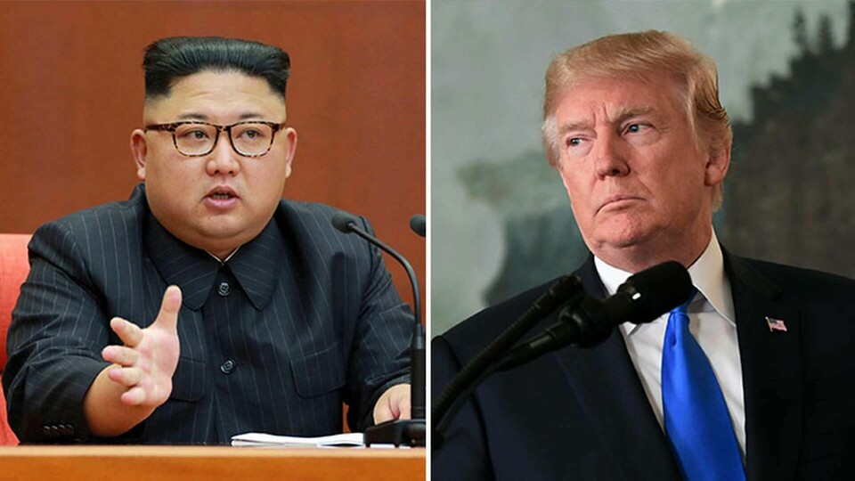 Kim Jong Un och Donald Trump. Foto: TT