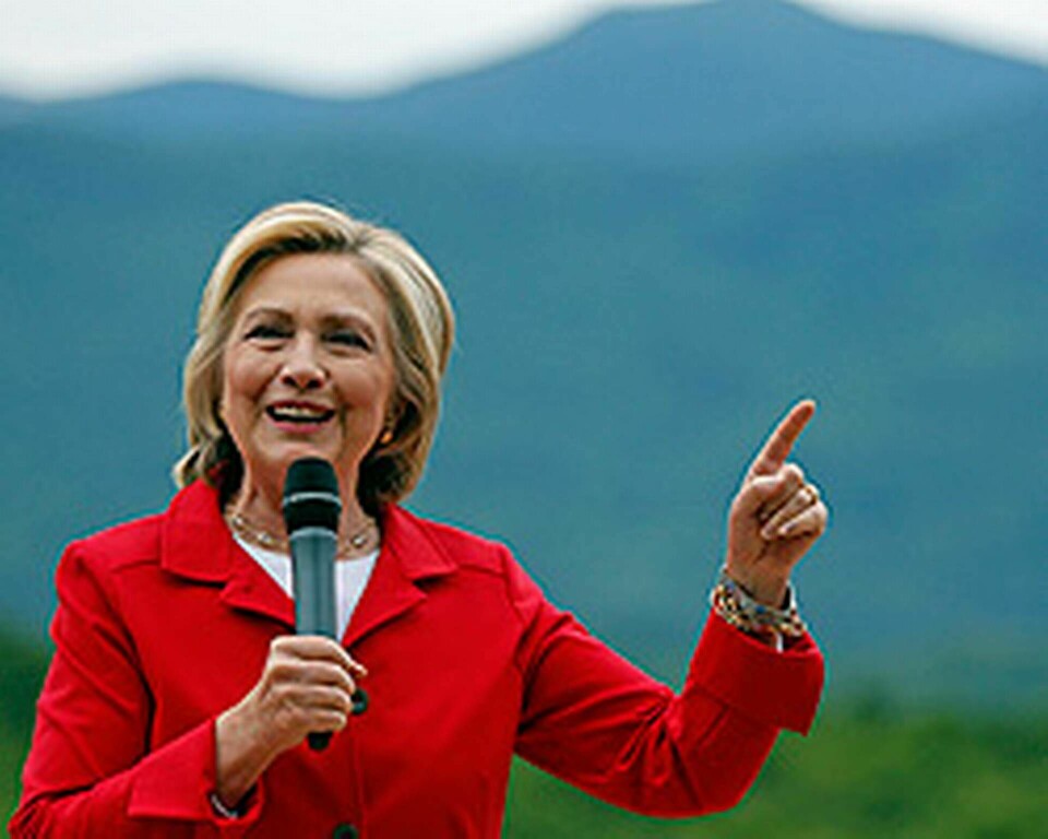 Hillary Clinton, Demokraternas presidentkandidat, vill ställa om USA:s energiproduktion. Foto: TT