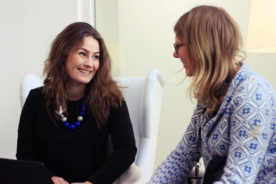 Kristín Grímsdottír, Management Trainee och Cecilia Holst, Service terations Owner på Ikea. Kristín Grímsdottír, Management Trainee och Cecilia Holst, Service terations Owner på Ikea.
