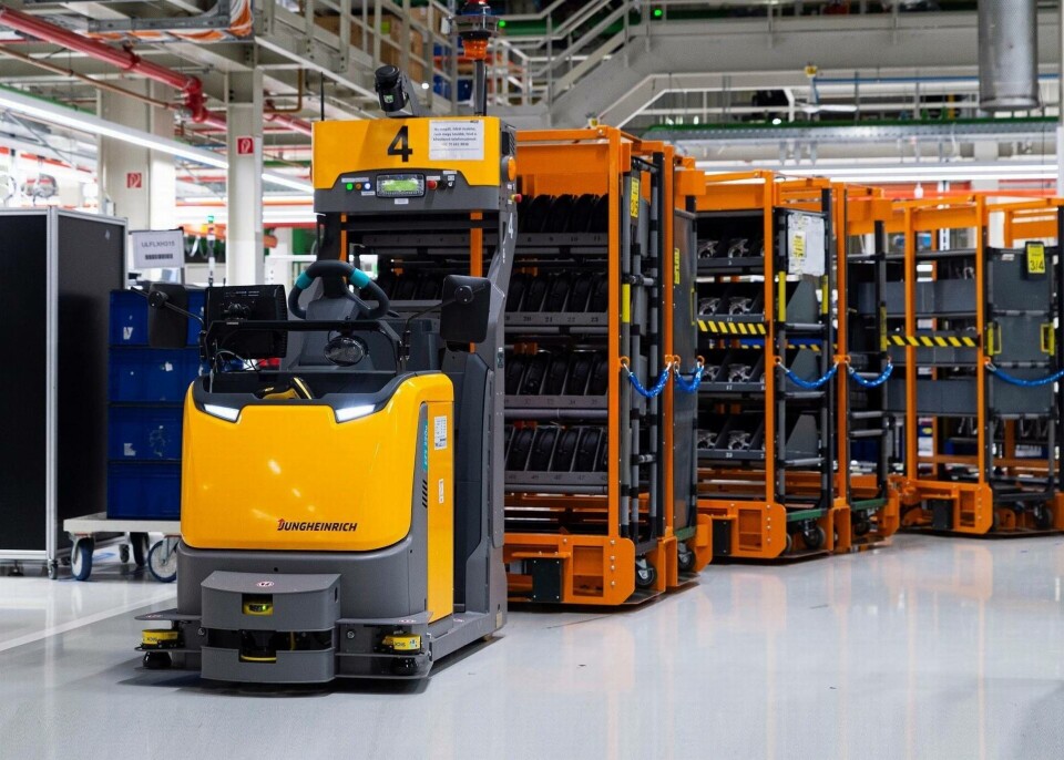 Audi och moderbolaget VW siktar på att digitalisera tillverkningen så långt det går. Foto: Audi Audi och moderbolaget VW siktar på att digitalisera tillverkningen så långt det går. Foto: Audi
