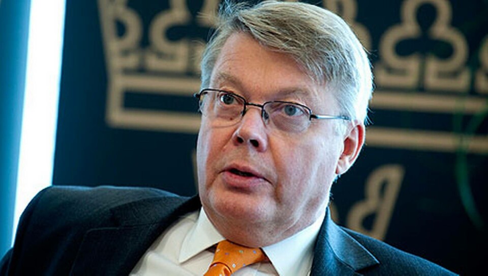 Skattebetalarna ska inte drabbas av Saabs konkurs, säger Riksgäldens Bo Lundgren. Foto: Scanpix Skattebetalarna ska inte drabbas av Saabs konkurs, säger Riksgäldens Bo Lundgren. Foto: Scanpix