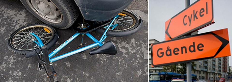 Regeringen låtit utreda vilka åtgärder som krävs för att hantera ökningen av antalet cyklister. Utredningen konstaterar att trafikmiljön behöver ändras. Trafikregler är inte ett lika effektivt sätt att styra cyklisterna. Foto: Claudio Bresciani och Andreas Apell/Scanpix Regeringen låtit utreda vilka åtgärder som krävs för att hantera ökningen av antalet cyklister. Utredningen konstaterar att trafikmiljön behöver ändras. Trafikregler är inte ett lika effektivt sätt att styra cyklisterna. Foto: Claudio Bresciani och Andreas Apell/Scanpix