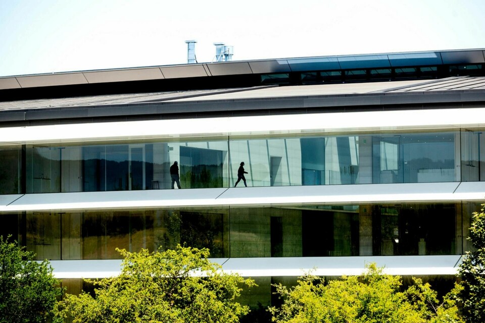 Apples huvudkontor i Cupertino i Kalifornien som rymmer omkring 12 000 anställda. Arkivbild. Foto: Noah Berger/AP/TT