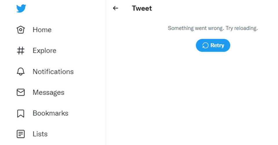 Sociala medie-jätten Twitter ligger nere på torsdagen. Sociala medie-jätten Twitter ligger nere på torsdagen.