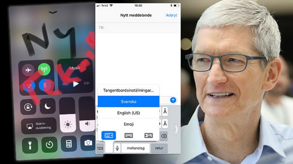 Apples nya Ios 11 är lanserat. Foto: Skärmdumpar / IBL Apples nya Ios 11 är lanserat. Foto: Skärmdumpar / IBL