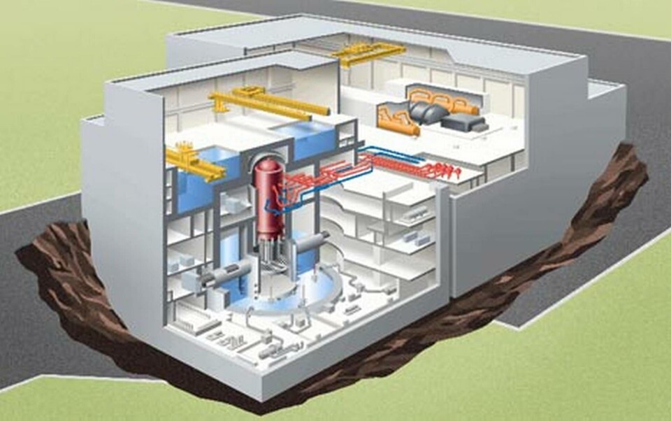 Hitachi GE kokarvattenreaktor ABWR generation III plus Foto: Hitachi Hitachi GE kokarvattenreaktor ABWR generation III plus Foto: Hitachi