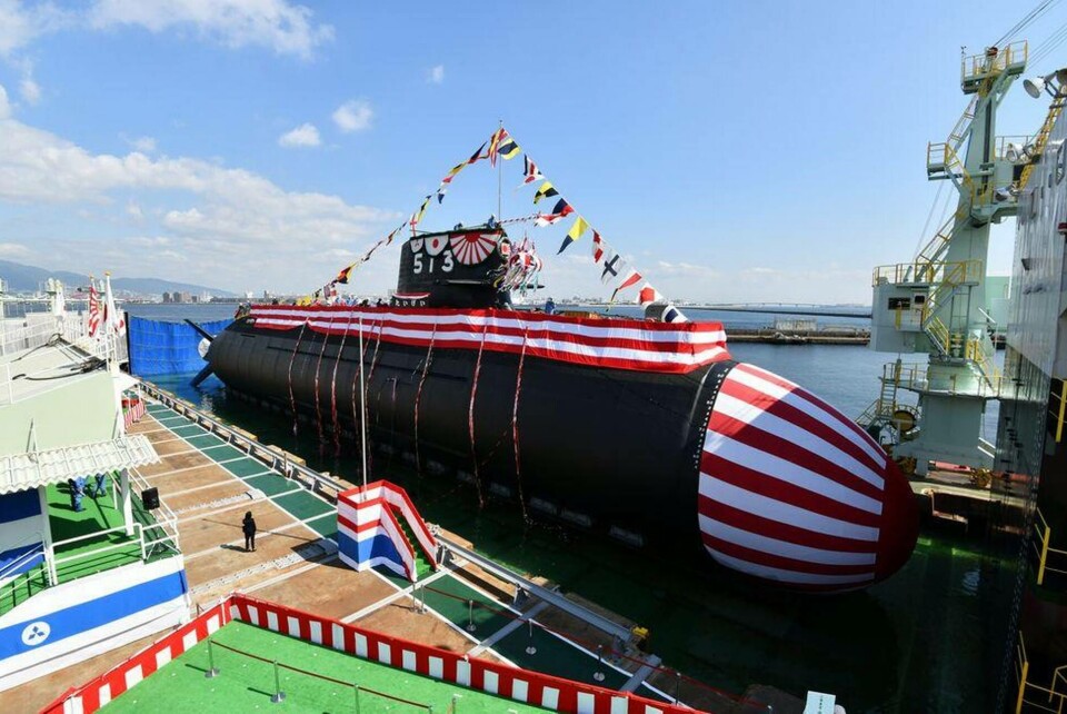 Taigei är det den första i klassen som ska ersätta nuvarande Soryu-klassen. Foto: Japan Maritime Self Defense Force Taigei är det den första i klassen som ska ersätta nuvarande Soryu-klassen. Foto: Japan Maritime Self Defense Force