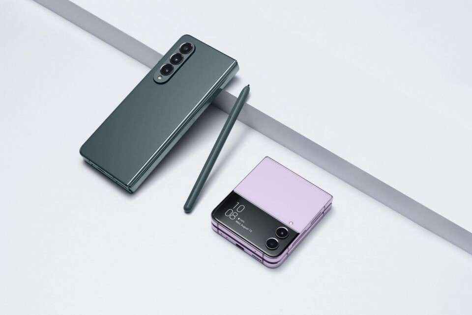 Galaxy Z Fold 4 och Galaxy Z Flip 4, pinfärska mobiler från Samsung. Foto: Press Galaxy Z Fold 4 och Galaxy Z Flip 4, pinfärska mobiler från Samsung. Foto: Press