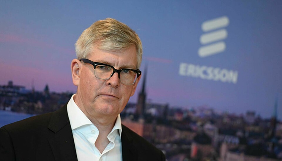 Ericssons vd Börje Ekholm. Foto: TT