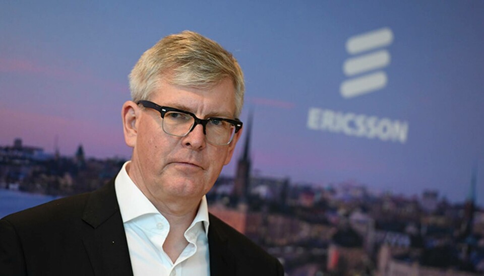 Ericssons vd Börje Ekholm. Foto: TT Ericssons vd Börje Ekholm. Foto: TT