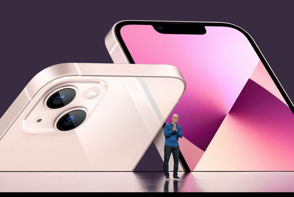 Så här såg det ut när Iphone 13 presenterades. Foto: Zuma press Så här såg det ut när Iphone 13 presenterades. Foto: Zuma press