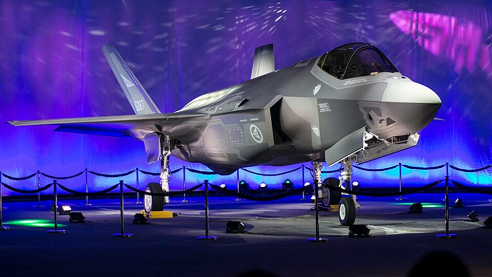 Lockheed Martins F-35. Foto: Laura Buckman / NTB scanpix / TT Lockheed Martins F-35. Foto: Laura Buckman / NTB scanpix / TT