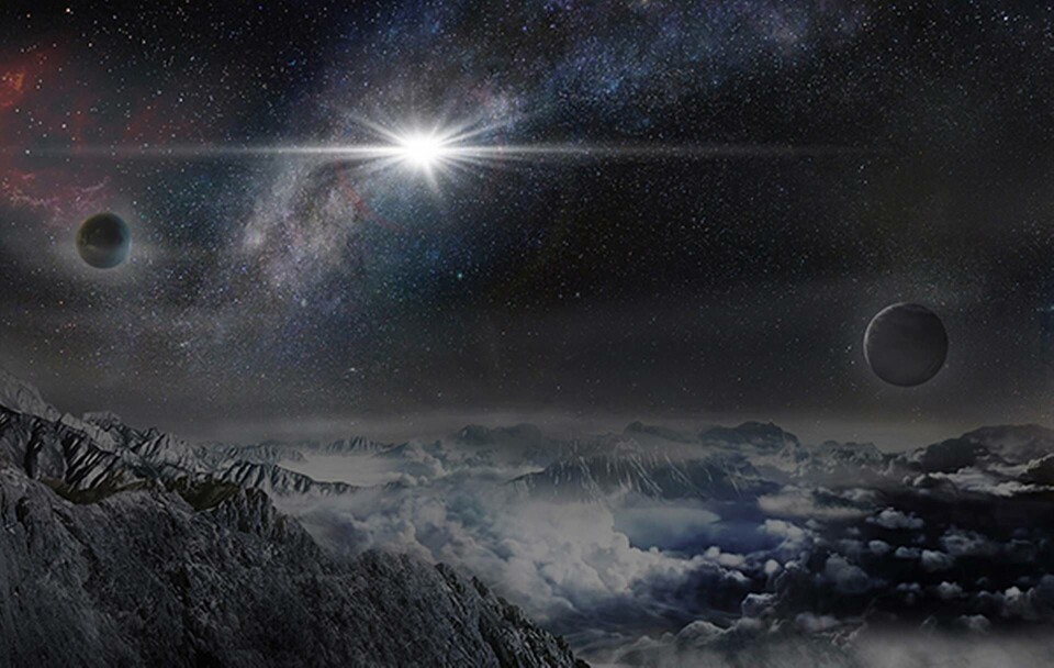 Illustration av supernovan ASASSN-15lh. Foto: Jin Ma / TT Illustration av supernovan ASASSN-15lh. Foto: Jin Ma / TT