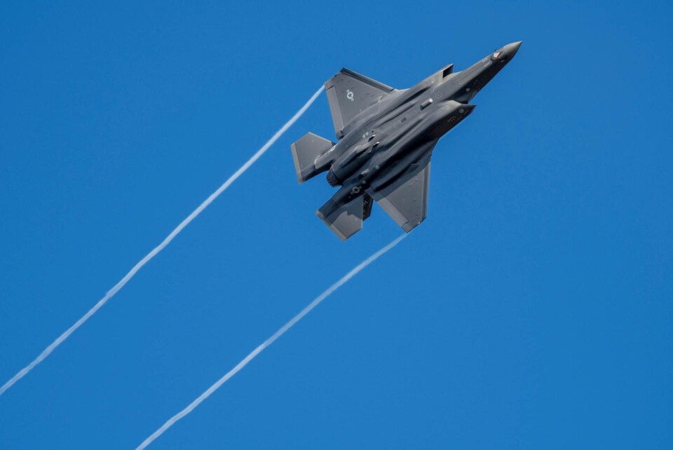 Det amerikanska stridsflygplanet F-35 slog ut svenska Gripen i Kanada. Arkivbild. Foto: Harald Tittel/DPA/AP/TT Det amerikanska stridsflygplanet F-35 slog ut svenska Gripen i Kanada. Arkivbild. Foto: Harald Tittel/DPA/AP/TT