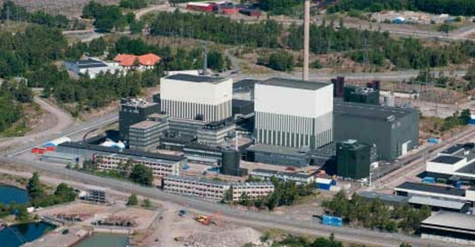 Reaktorerna O1 och O2 i Oskarshamn. Foto: OKG