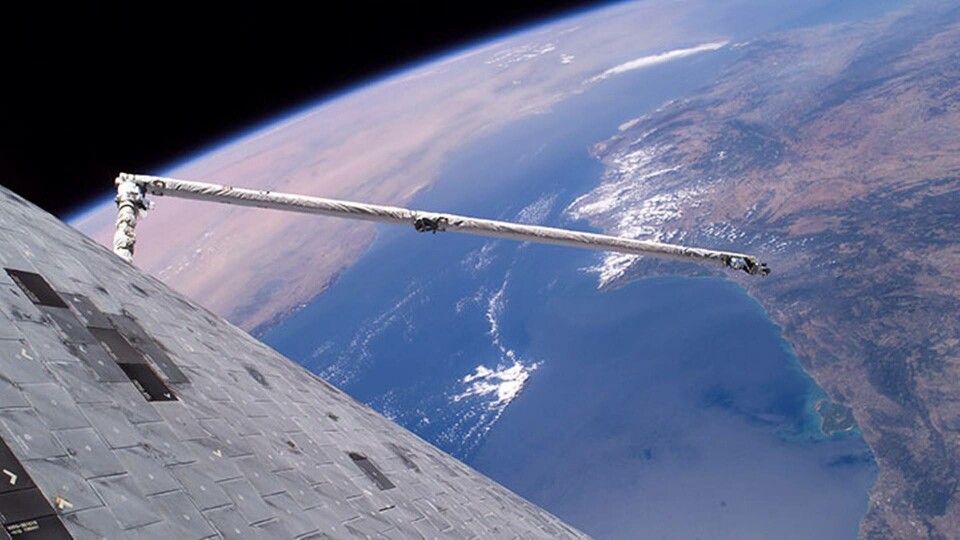Utblick från rymdstationen ISS. Foto: TT Utblick från rymdstationen ISS. Foto: TT