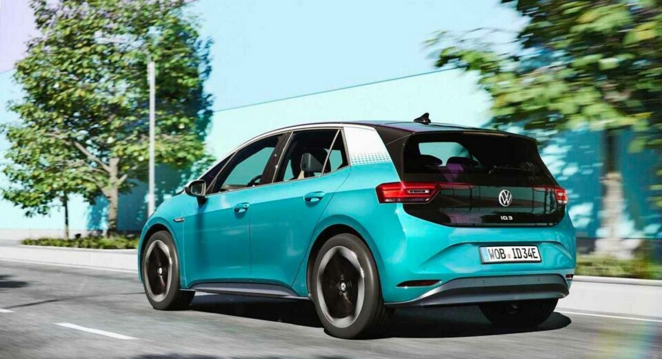 VW:s nya elbil ID.3. Foto: VW VW:s nya elbil ID.3. Foto: VW