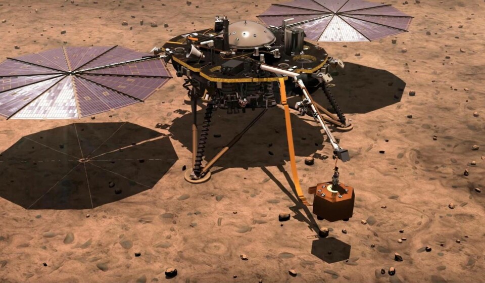 Insight. Foto: Nasa Insight. Foto: Nasa