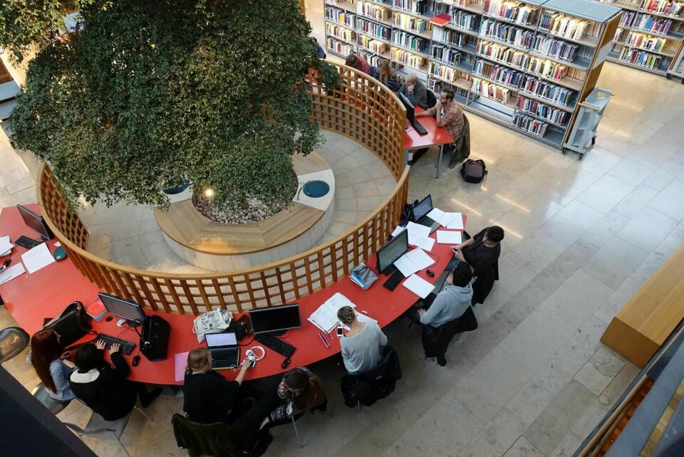 Biblioteket på KTH i Stockholm.Foto: DPA / IBL Bildbyrå