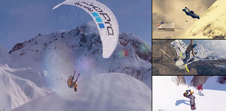 I spelet Steep kan man testa olika extremsporter och tävla med andra äventyrare. Foto: Ubisoft I spelet Steep kan man testa olika extremsporter och tävla med andra äventyrare. Foto: Ubisoft