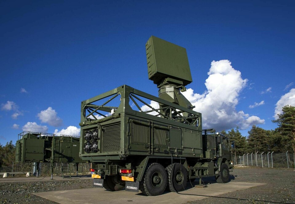 Giraffe 4A är ett av Saabs mellanstora radarsystem. Foto: Sören Håkanlind