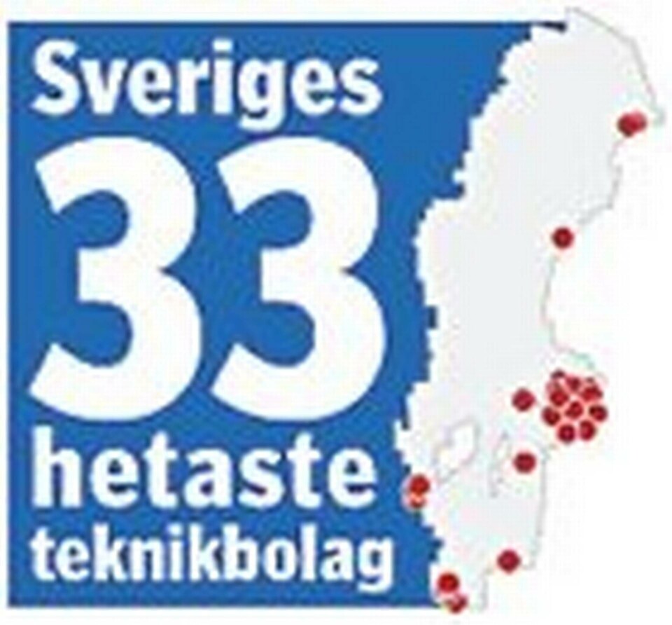 Sveriges 33 hetaste teknikbolag Sveriges 33 hetaste teknikbolag