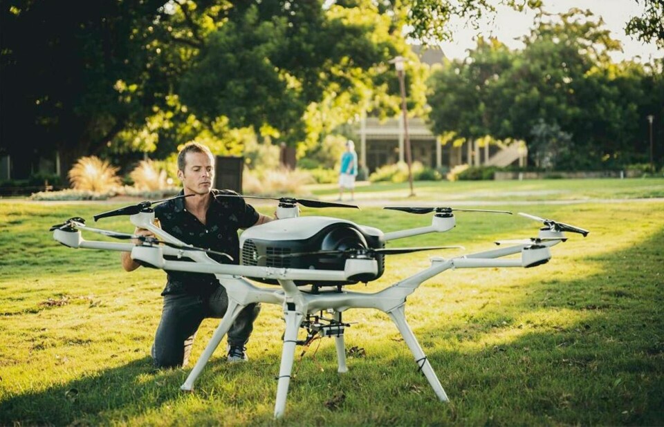 Den autonoma flygningen gick bra och bränslecellen hade vätgas kvar för ytterligare 30 minuters drift. Foto: Guinn Partners Den autonoma flygningen gick bra och bränslecellen hade vätgas kvar för ytterligare 30 minuters drift. Foto: Guinn Partners