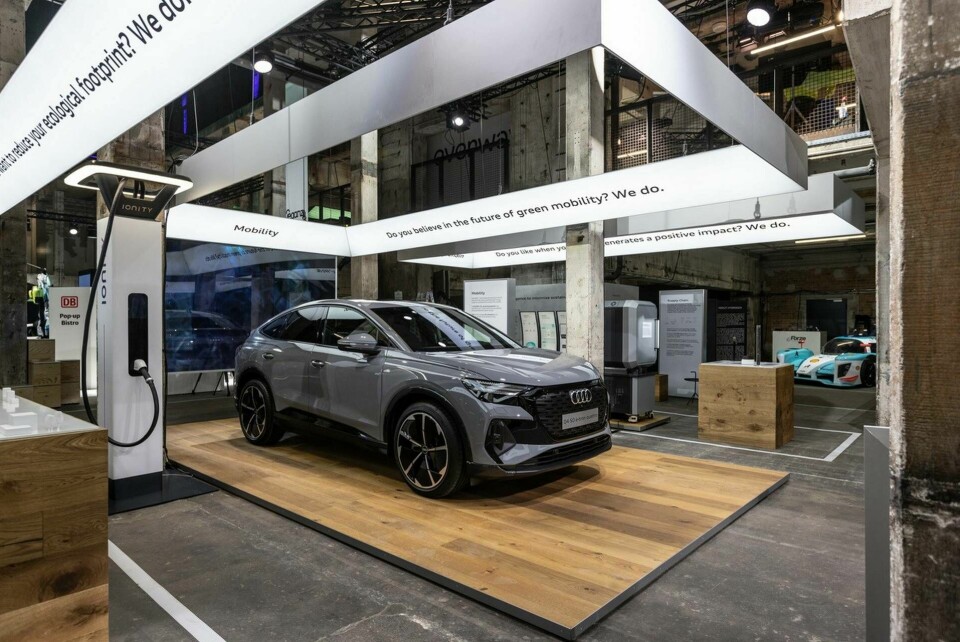 Audi Q4 e-tron på Greentech Festival 2021. Foto: Audi