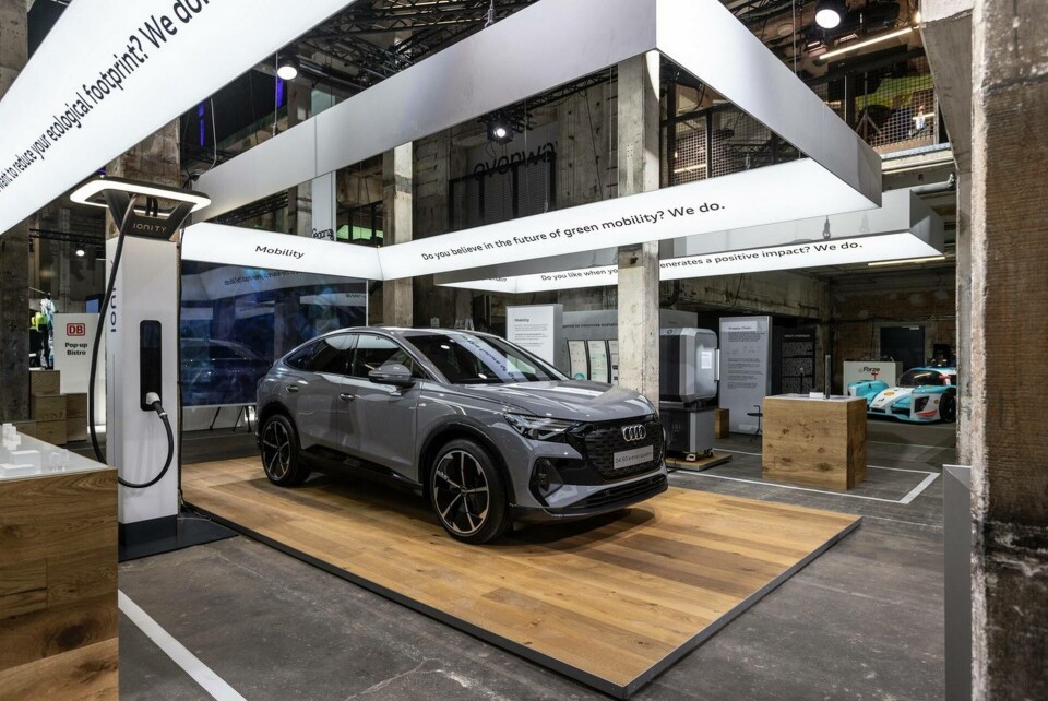 Audi Q4 e-tron på Greentech Festival 2021. Foto: Audi Audi Q4 e-tron på Greentech Festival 2021. Foto: Audi