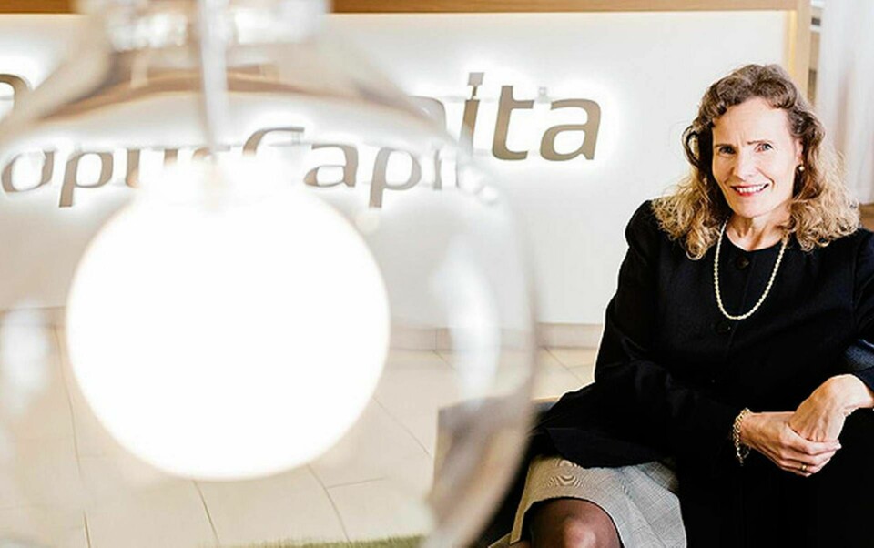 ”Vi ska bli bäst på robotiserad ekonomihantering”, säger Ulla Hemmi som är vd för den svenska delen av Opus Capita. Bolaget planerar att växa mer med hjälp av robotar. Foto: Christiaan Dirksen