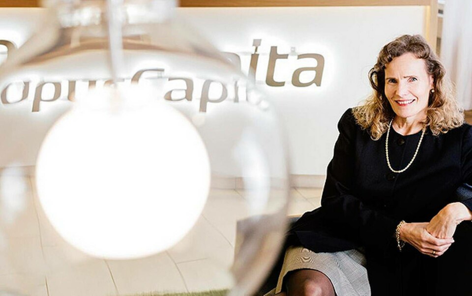 ”Vi ska bli bäst på robotiserad ekonomihantering”, säger Ulla Hemmi som är vd för den svenska delen av Opus Capita. Bolaget planerar att växa mer med hjälp av robotar. Foto: Christiaan Dirksen ”Vi ska bli bäst på robotiserad ekonomihantering”, säger Ulla Hemmi som är vd för den svenska delen av Opus Capita. Bolaget planerar att växa mer med hjälp av robotar. Foto: Christiaan Dirksen
