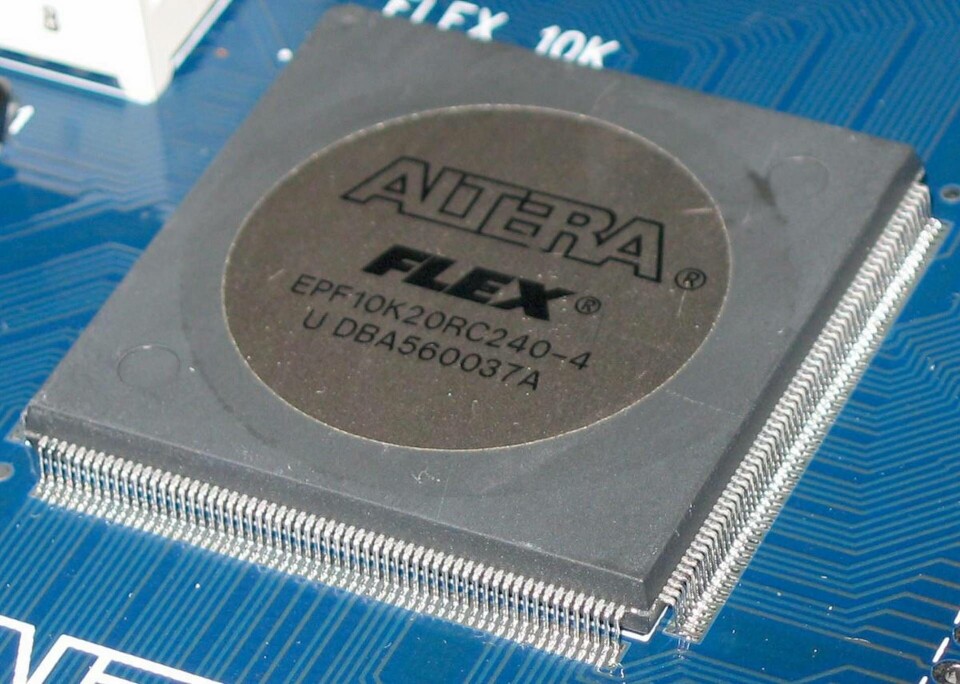 FPGA från Altera. Foto: Wikipedia user Mike1024 FPGA från Altera. Foto: Wikipedia user Mike1024