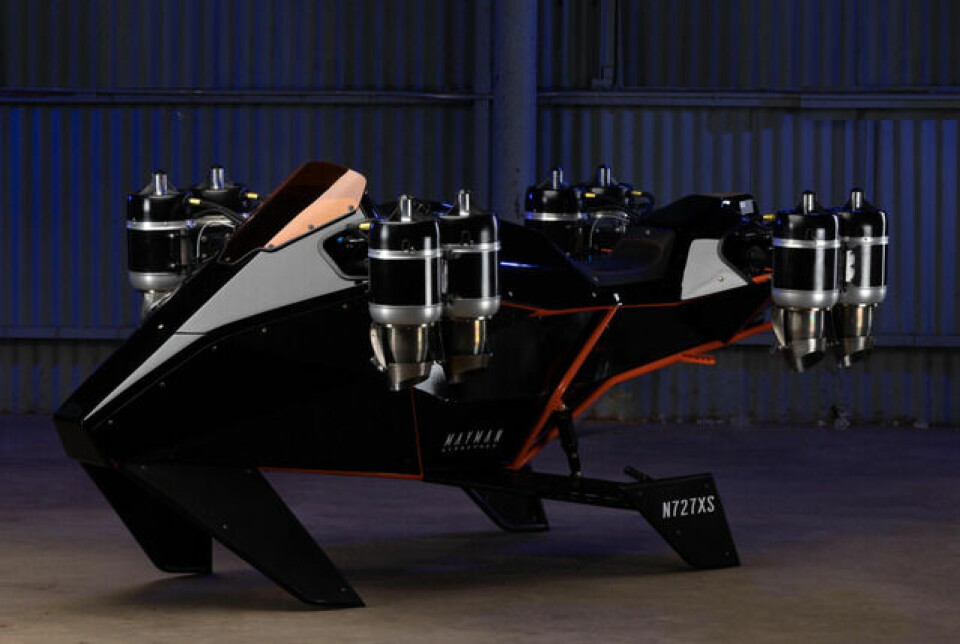 Med en last på 450 kg anges the Speeder ha en räckvidd på 644 km. Foto: Mayman Aerospace