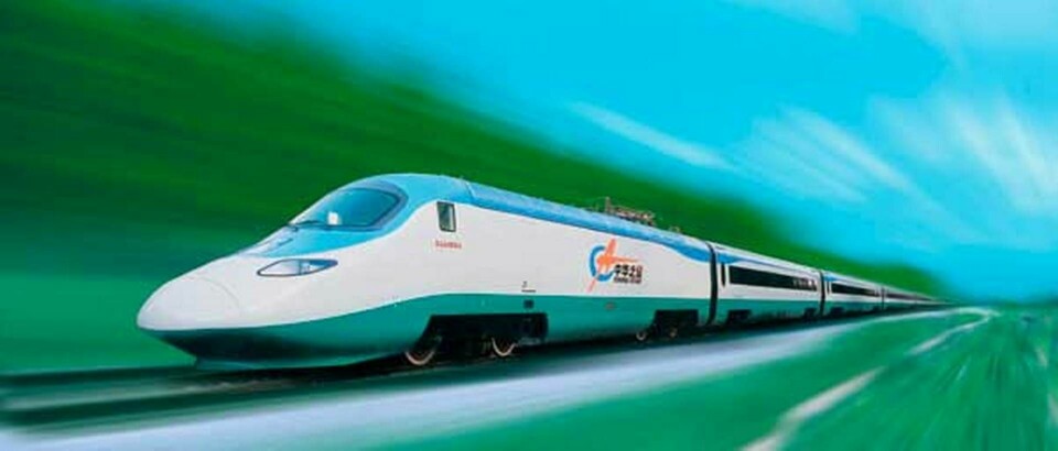 Snabbtåget China Star från tillverkaren CSR har en marchfart på 270 km/h. Foto: CSR