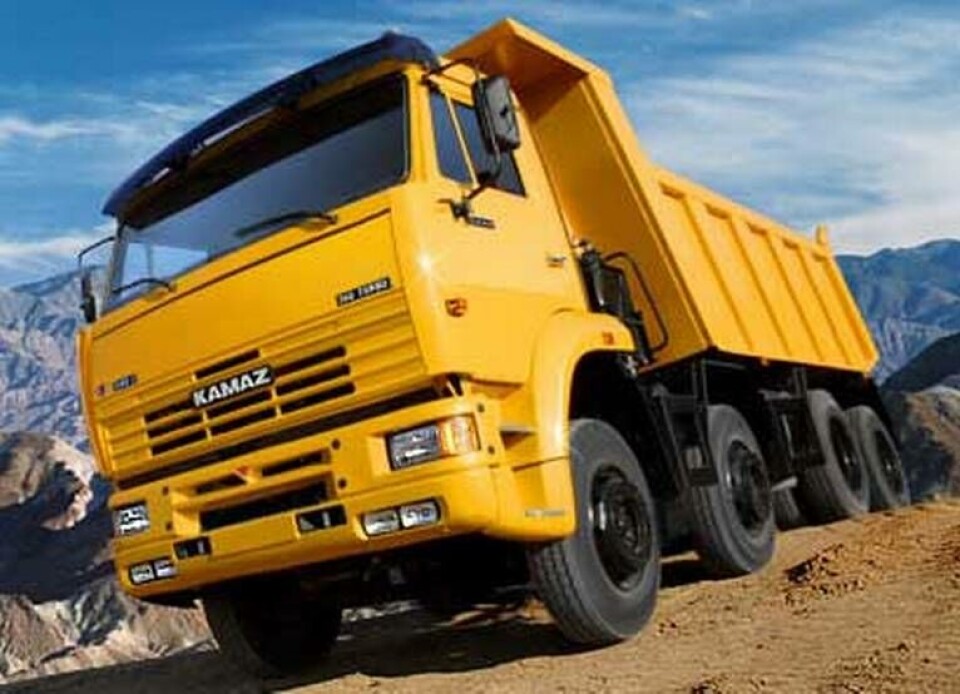 En av Kamaz många lastbilsmodeller. En av Kamaz många lastbilsmodeller.