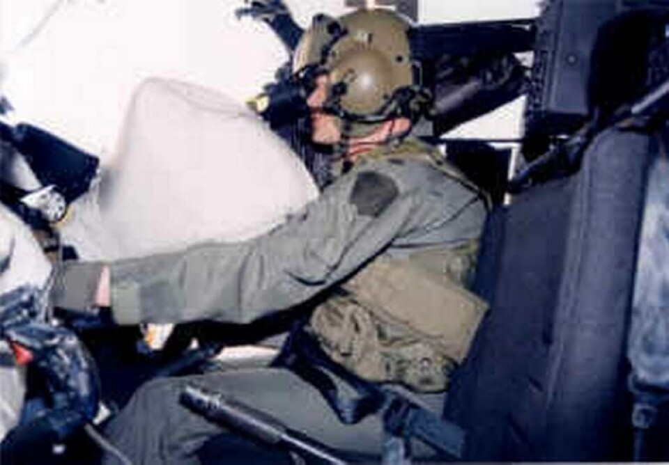 Krockkudde för helikopter som utvecklades för US Army. Foto: US Army Krockkudde för helikopter som utvecklades för US Army. Foto: US Army