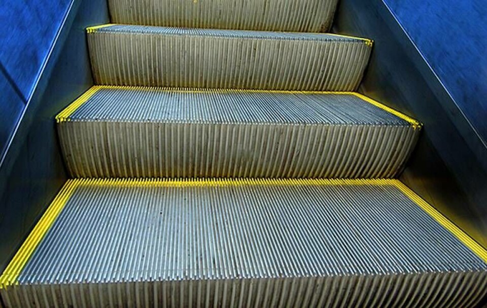 Flera rulltrappeolyckor har inträffat i Stockholm. Foto: Hasse Holmberg/ TT Flera rulltrappeolyckor har inträffat i Stockholm. Foto: Hasse Holmberg/ TT