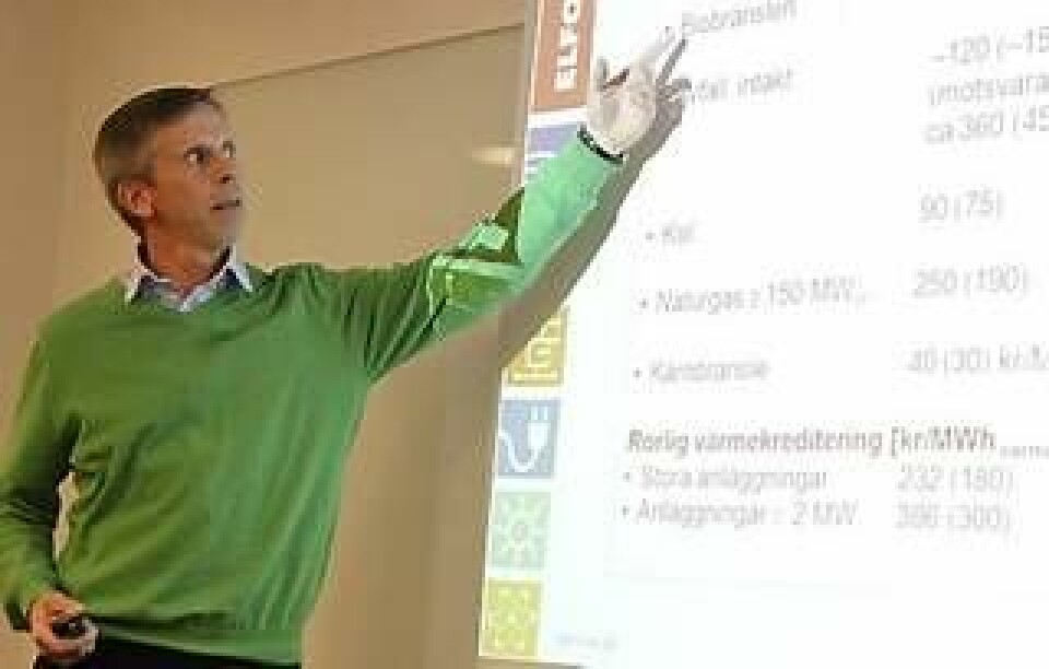 Lars Wrangensten, ansvarig för rapporten El från nya och framtida anläggningar 2011. Foto: Bertil Wahlund/Elforsk