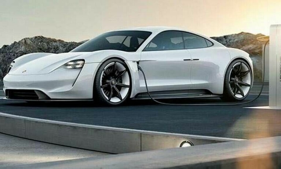 Konceptet Mission E – en helelektrisk modell Foto: Porsche