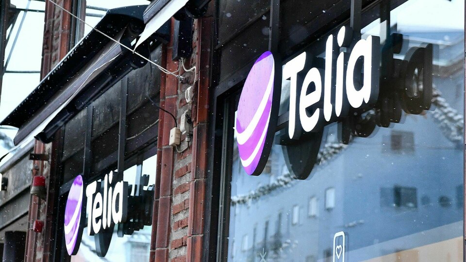 Telia har driftstörningar på måndagen. Arkivbild. Foto: Caisa Rasmussen/TT