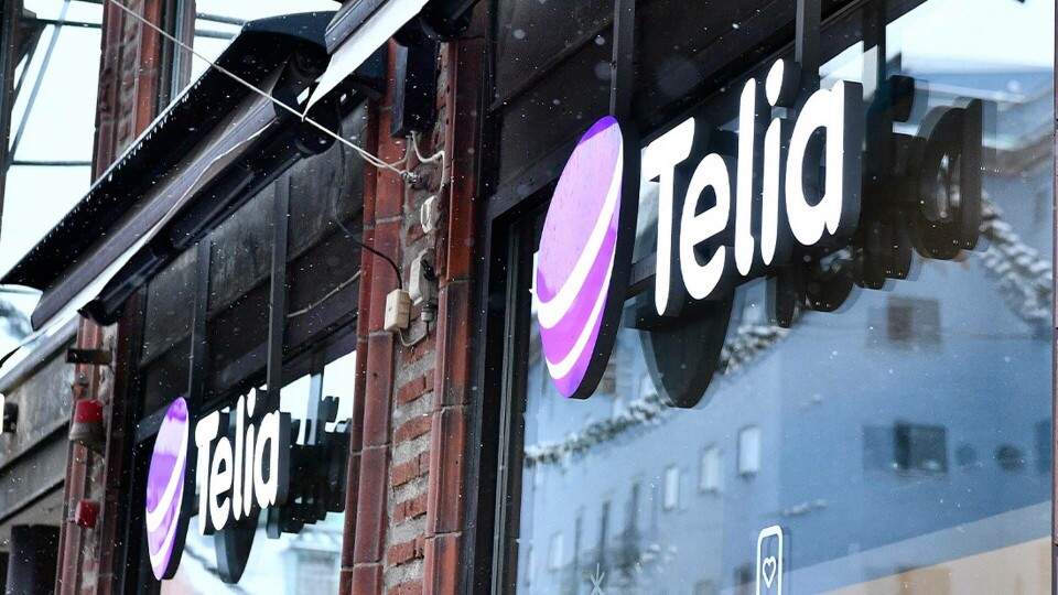 Telia har driftstörningar på måndagen. Arkivbild. Foto: Caisa Rasmussen/TT Telia har driftstörningar på måndagen. Arkivbild. Foto: Caisa Rasmussen/TT