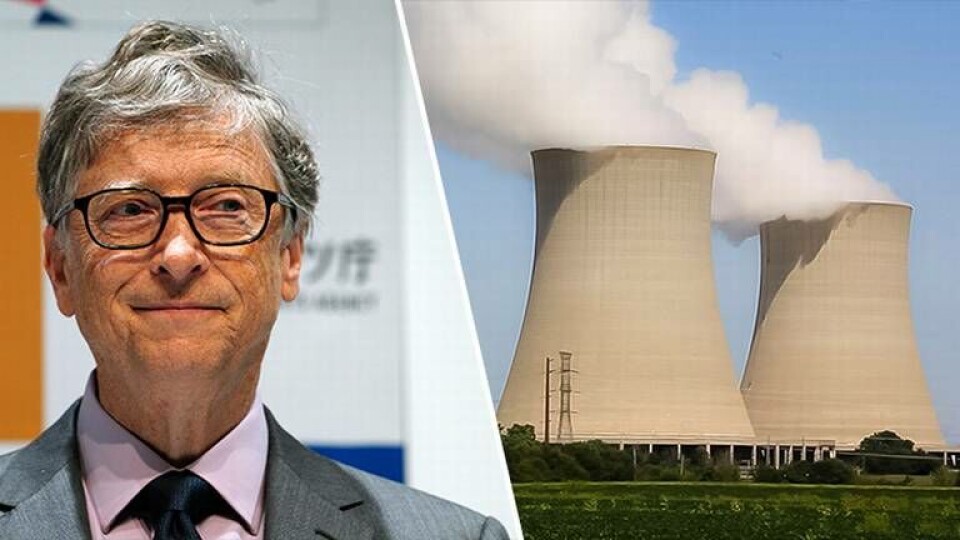 Bill Gates tänker att kärnkraft kan stoppa klimatkrisen. Foto: TT Bill Gates tänker att kärnkraft kan stoppa klimatkrisen. Foto: TT