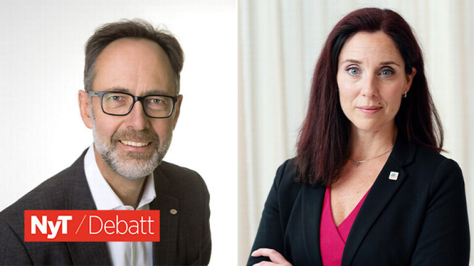 Peter Strömbäck, generaldirektör Patent- och registreringsverket och Ulrika Lindstrand, ordförande Sveriges Ingenjörer. Foto: PRV och Sveriges Ingenjörer Peter Strömbäck, generaldirektör Patent- och registreringsverket och Ulrika Lindstrand, ordförande Sveriges Ingenjörer. Foto: PRV och Sveriges Ingenjörer