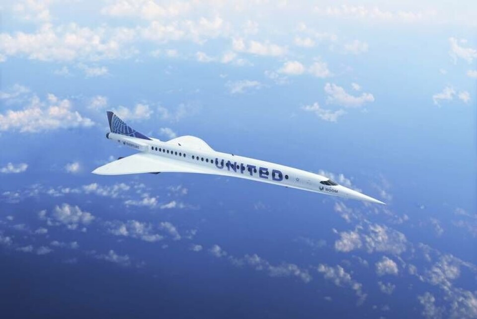 Flygbolaget United köper in överljudsplan från Boom Supersonic. Arkivbild. Foto: Boom Supersonic Flygbolaget United köper in överljudsplan från Boom Supersonic. Arkivbild. Foto: Boom Supersonic