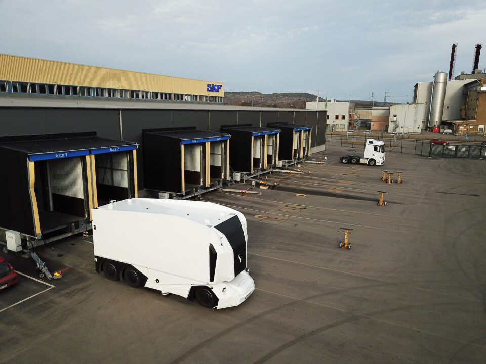 SKF och Einride testar autonoma transporter i Göteborg Foto: Pressbild SKF och Einride testar autonoma transporter i Göteborg Foto: Pressbild