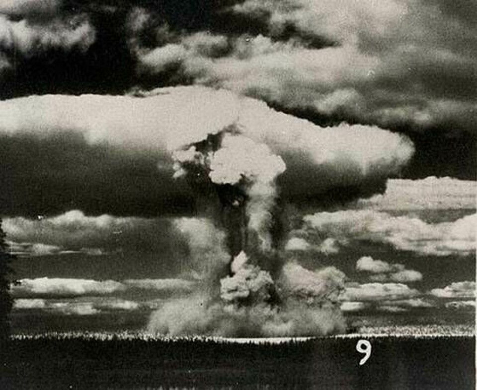 Bombtesterna i Nausta utanför Jokkmokk är det närmaste en riktig atombombssmäll som Sverige kommer under sin 25-åriga kärnvapenhistoria.