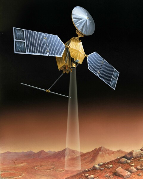 Illustration av Mars Reconnaissance Orbiter.