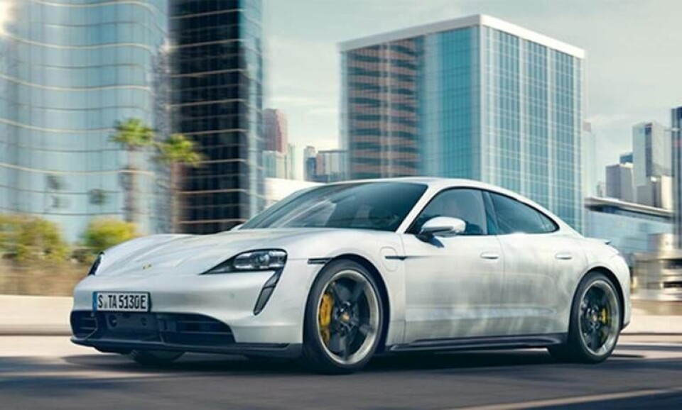 Räckvidd på 450 kilometer? Inte i USA. Foto: Porsche Räckvidd på 450 kilometer? Inte i USA. Foto: Porsche